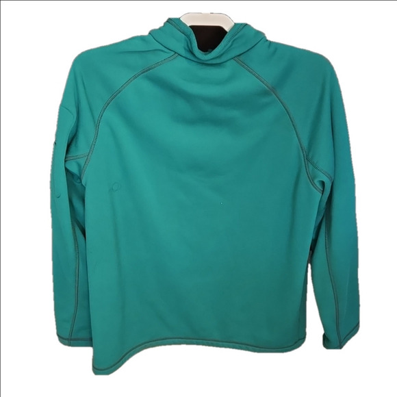 Men's ZeroXposur Stretch Soft Fleece Pullover Zip Sweatshirt Green size L - Picture 4 of 13